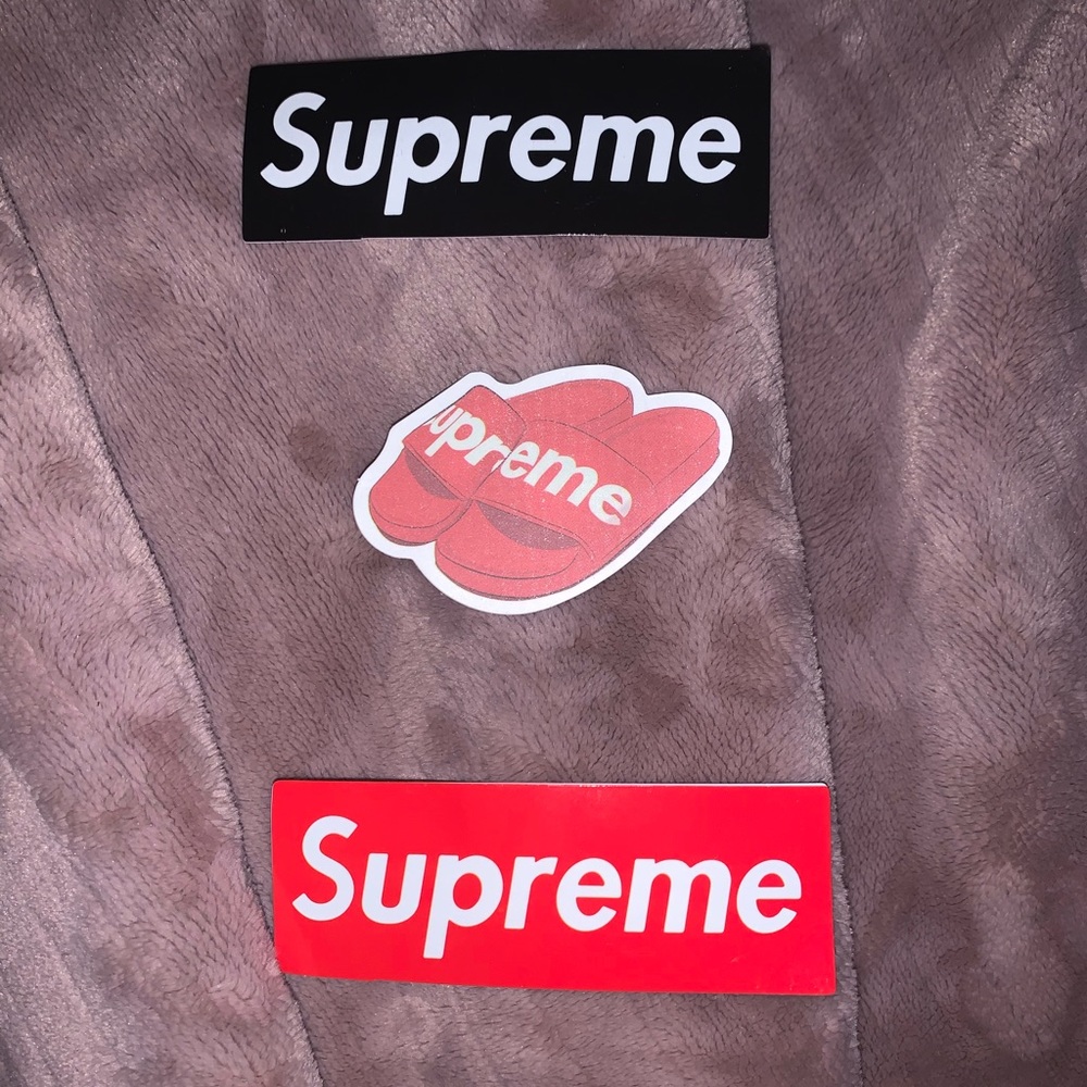 Supreme brand skate sticker 3 pack